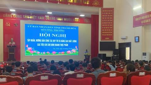 Thanh Hóa nâng cao chất lượng các tiêu chí chợ kinh doanh thực phẩm