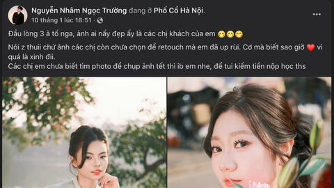 Đến hẹn lại lên, các dịch vụ phục vụ 'nàng thơ' chụp ảnh Tết vào mùa