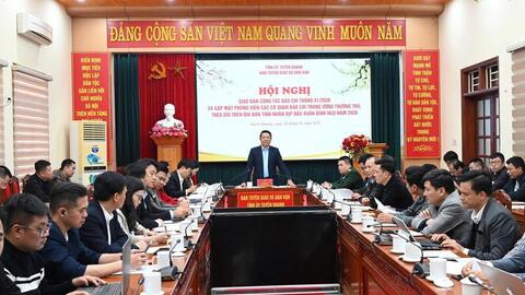 Tuyên Quang: Chủ động đảo đảm cung cầu và an toàn thị trường dịp Tết