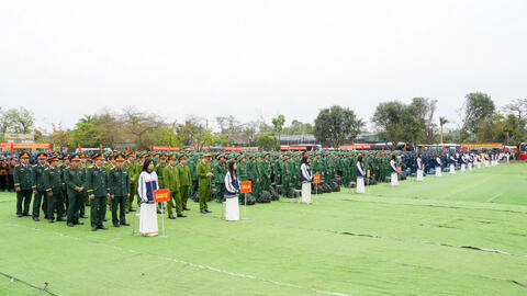 Nghệ An rộn ràng ngày hội giao nhận quân năm 2026