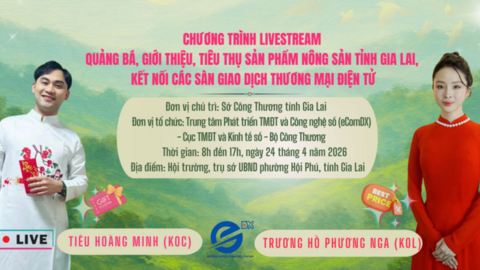 Sắp diễn ra phiên livestream quảng bá nông sản Gia Lai