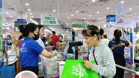 Đà Nẵng: Giảm thiểu chất thải nhựa tại các chợ, siêu thị