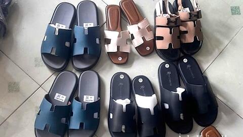 Quảng Ninh: Thu giữ 185 đôi dép Hermès nghi giả mạo