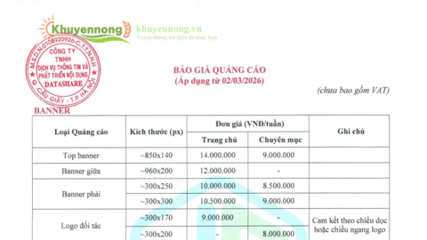 Báo giá quảng cáo năm 2026