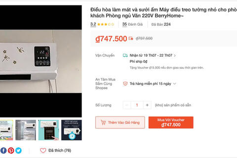 Thực hư công dụng của điều hòa mini giá rẻ tràn lan 'chợ mạng'