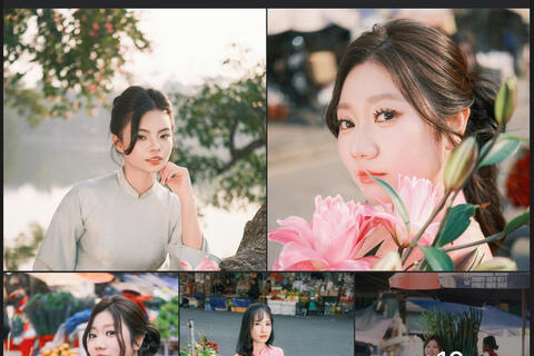 Đến hẹn lại lên, các dịch vụ phục vụ 'nàng thơ' chụp ảnh Tết vào mùa