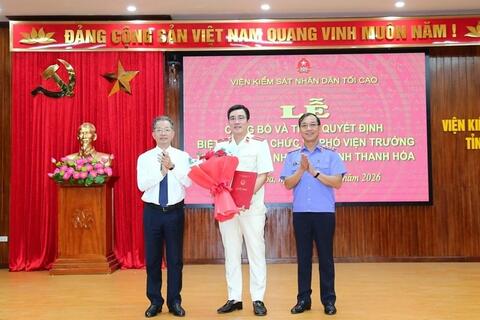 Ông Lê Đức Sơn giữ chức Phó Viện trưởng VKSND tỉnh Thanh Hóa