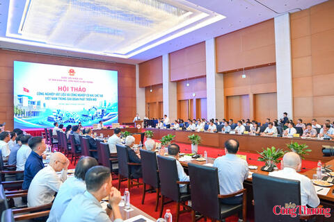 Hội thảo “Công nghiệp vật liệu và Công nghiệp cơ khí, chế tạo Việt Nam trong giai đoạn mới”