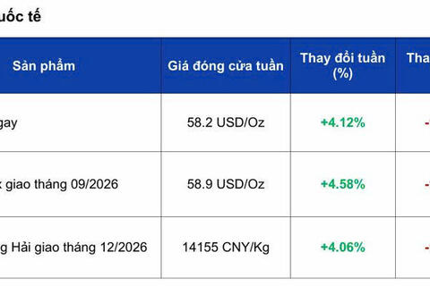 Giá bạc phục hồi, thị trường chờ tín hiệu chính sách từ Fed