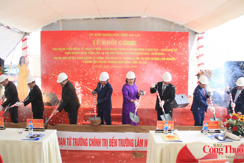Gia Lai khởi công đường 160 tỷ đồng, mở không gian phát triển Pleiku