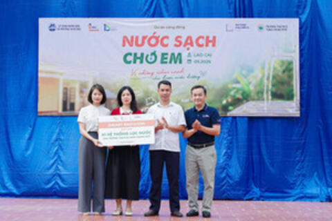 ‘Nước sạch cho em’ hoàn thành hành trình tại 5 điểm trường