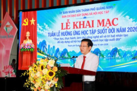 Quảng Ninh khai mạc Tuần lễ hưởng ứng học tập suốt đời năm 2026