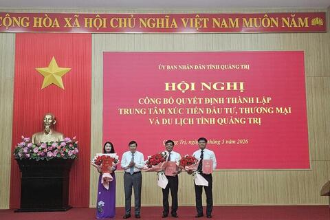 Quảng Trị: Bổ nhiệm Giám đốc Trung tâm Xúc tiến đầu tư, Thương mại và Du lịch
