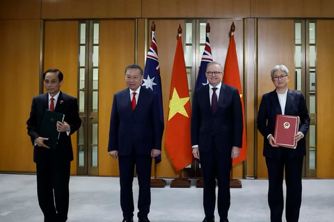 Tổng Bí thư, Chủ tịch nước Tô Lâm chứng kiến trao văn kiện hợp tác giữa Việt Nam - Australia