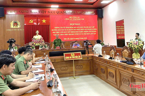 Công an Đắk Lắk thông tin vụ bắt nhóm trộm tài sản hơn 3,5 tỷ đồng tại chùa