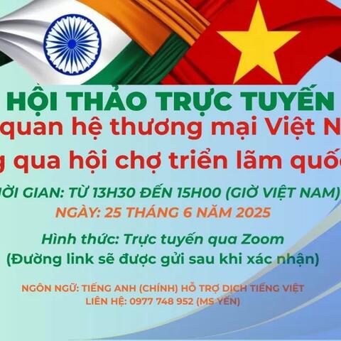 Thúc đẩy xuất khẩu sang Ấn Độ qua hội chợ quốc tế