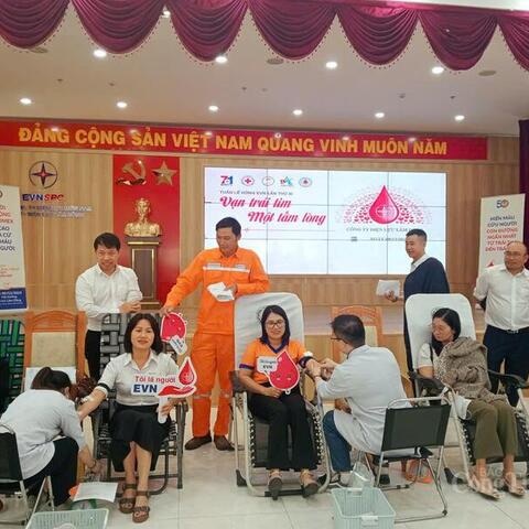 PC Lâm Đồng đóng góp 250 đơn vị máu qua Tuần lễ hồng EVN