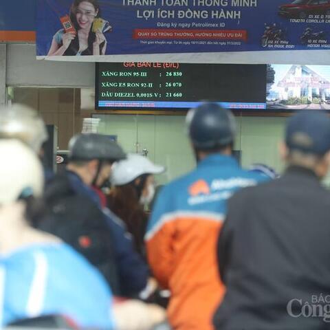 Giá xăng tăng trong kỳ điều hành ngày 26/2/2026