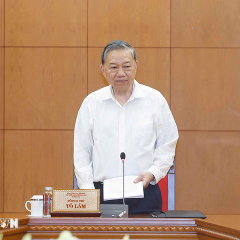 Tổng Bí thư Tô Lâm làm việc với Bộ Công Thương