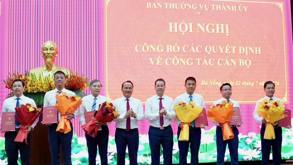 Đà Nẵng công bố quyết định điều động, bổ nhiệm nhiều cán bộ chủ chốt