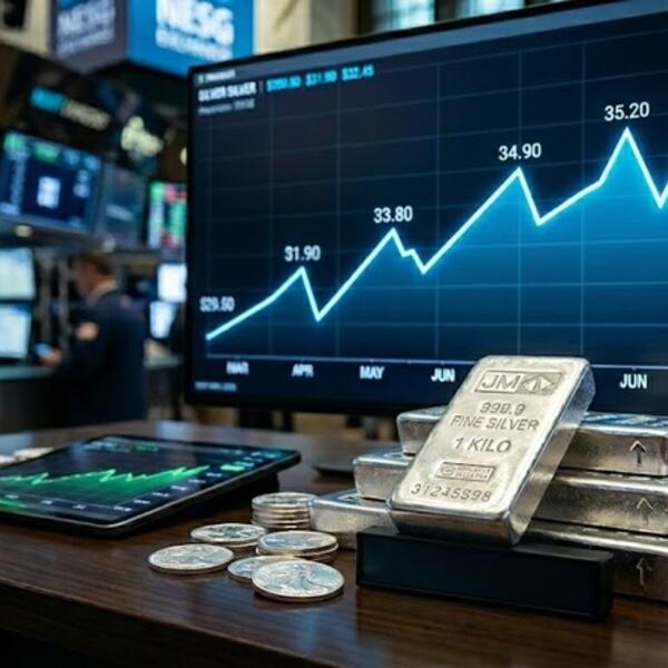 Giá bạc tăng hơn 6% sau thỏa thuận ngừng bắn Mỹ - Iran