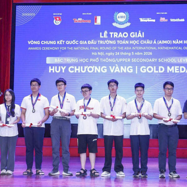 13 học sinh Cao Bằng đoạt huy chương tại Đấu trường Toán học châu Á