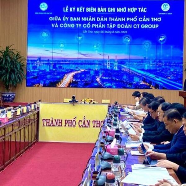 Cần Thơ hợp tác CT Group phát triển công nghệ chiến lược và hạ tầng số
