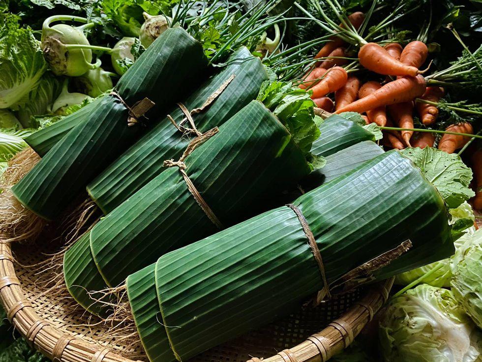 Nông sản vườn nhà vừa ngon vừa sạch- Ảnh Nàng Mây