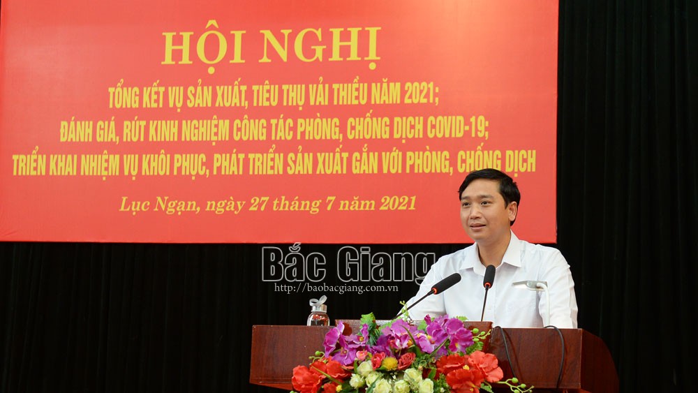 Lục Ngạn, vải thiều, tổng kết, vụ vải thiều 2021, Covid-19