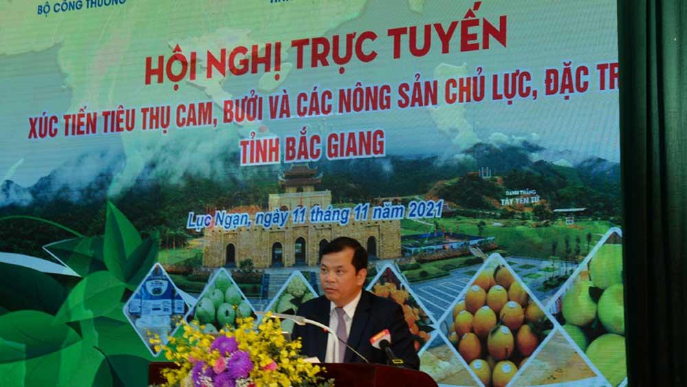 Bắc Giang, nông sản, tiêu thụ sản phẩm, cam, bưởi, Lục Ngạn