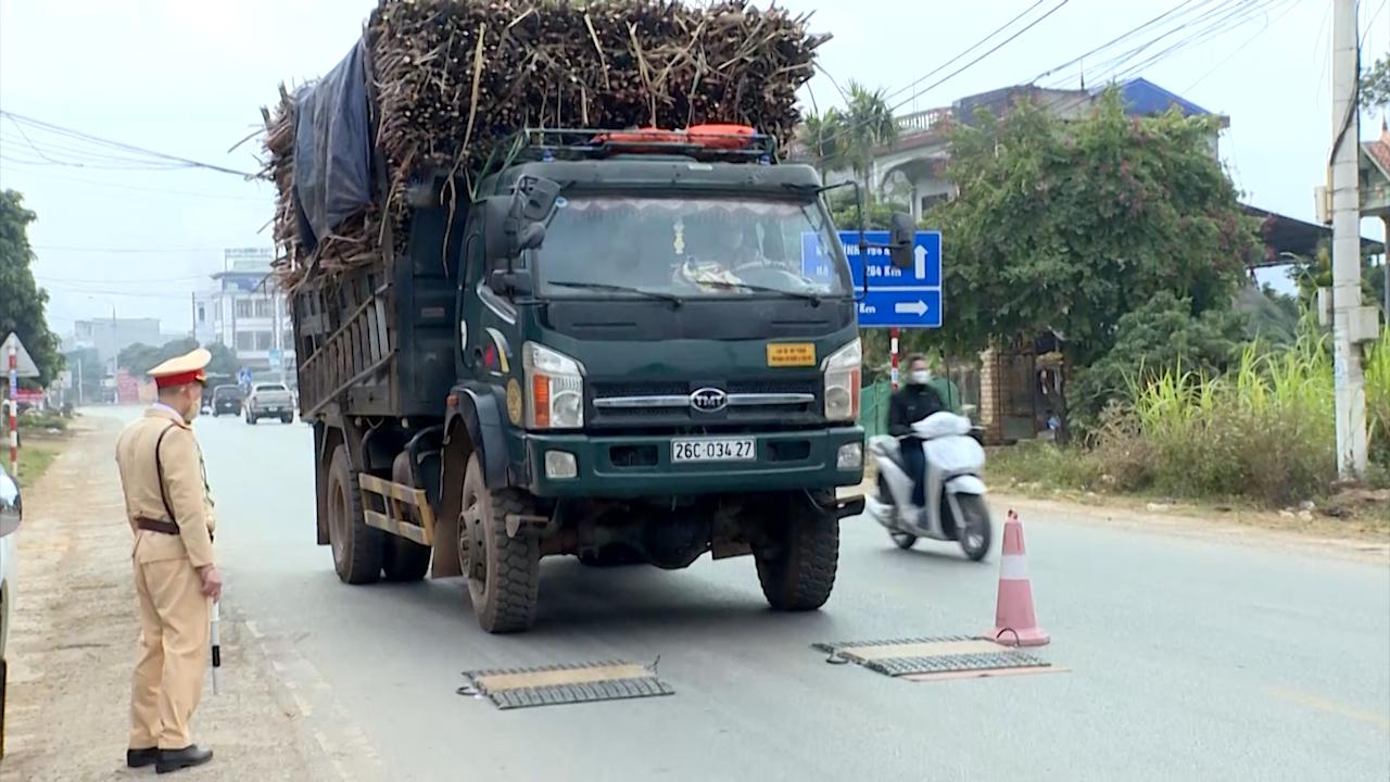 Sơn La: Quyết liệt ngăn chặn xe quá khổ, quá tải trong mùa thu hoạch mía - Ảnh 2.