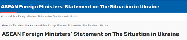 Bộ trưởng Ngoại giao ASEAN kêu gọi các bên liên quan đối thoại về tình hình Ukraine - Ảnh 1.