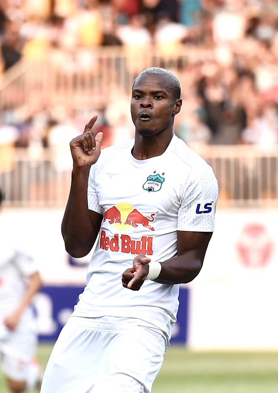 Brandao là người ghi bàn thắng duy nhất cho HAGL Ảnh: Văn Ngọc