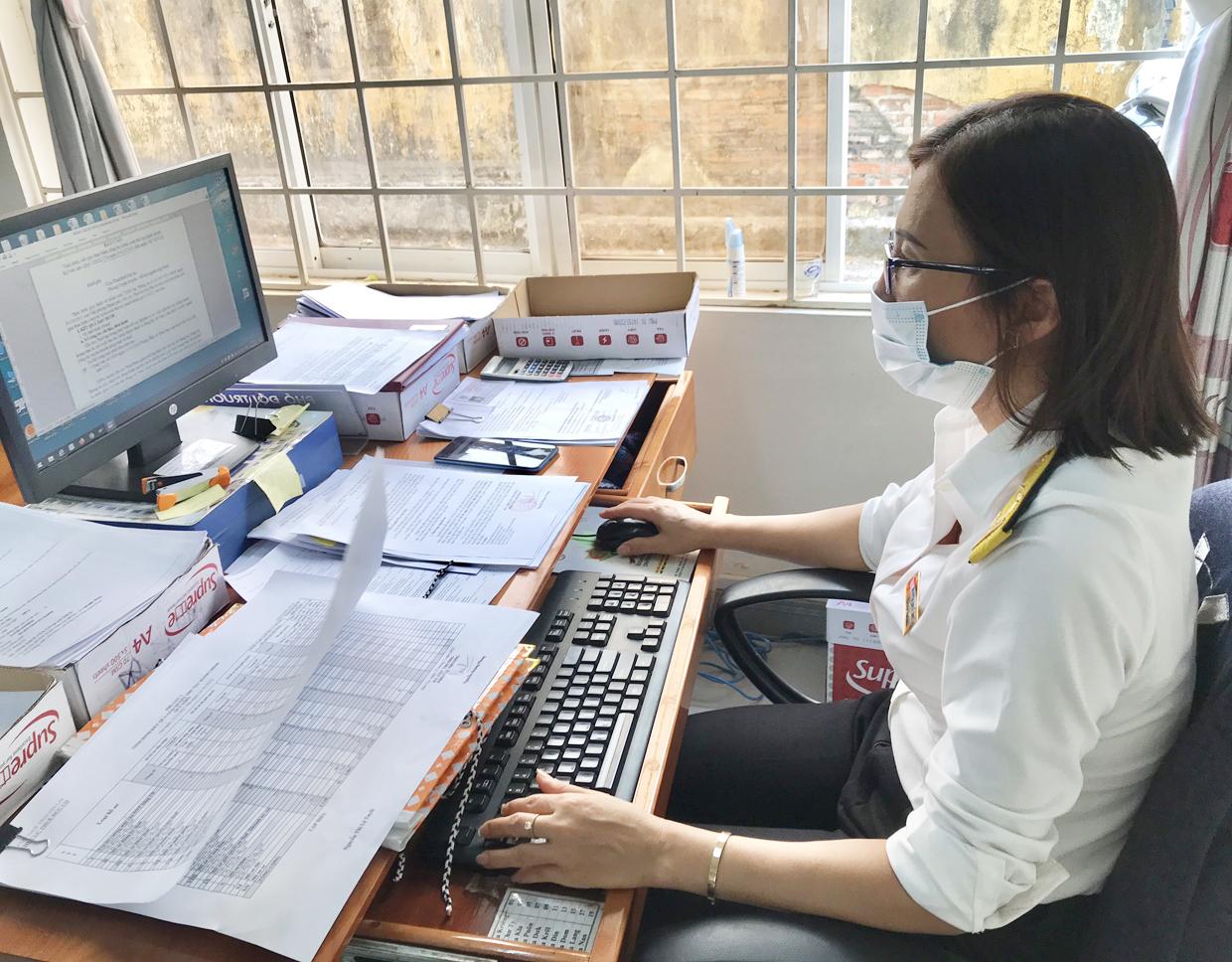 Cơ quan Thuế đang tập trung các giải pháp, phấn đấu kết quả thu ngân sách quý I đạt và vượt tiến độ. Ảnh: Sơn Ca