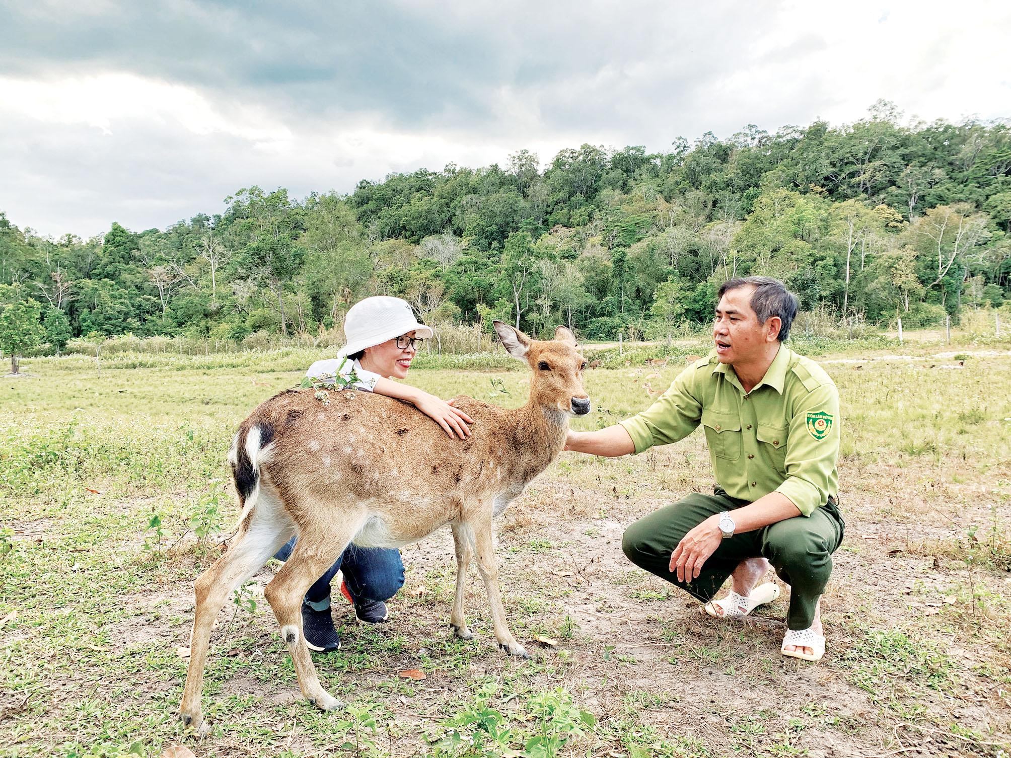 Du khách trên hành trình chinh phục đỉnh Kon Ka Kinh. Ảnh: Minh Châu