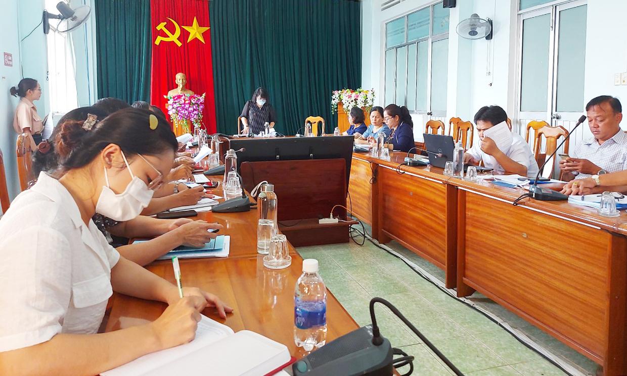 Quang cảnh buổi giám sát. Ảnh: Thiên Di