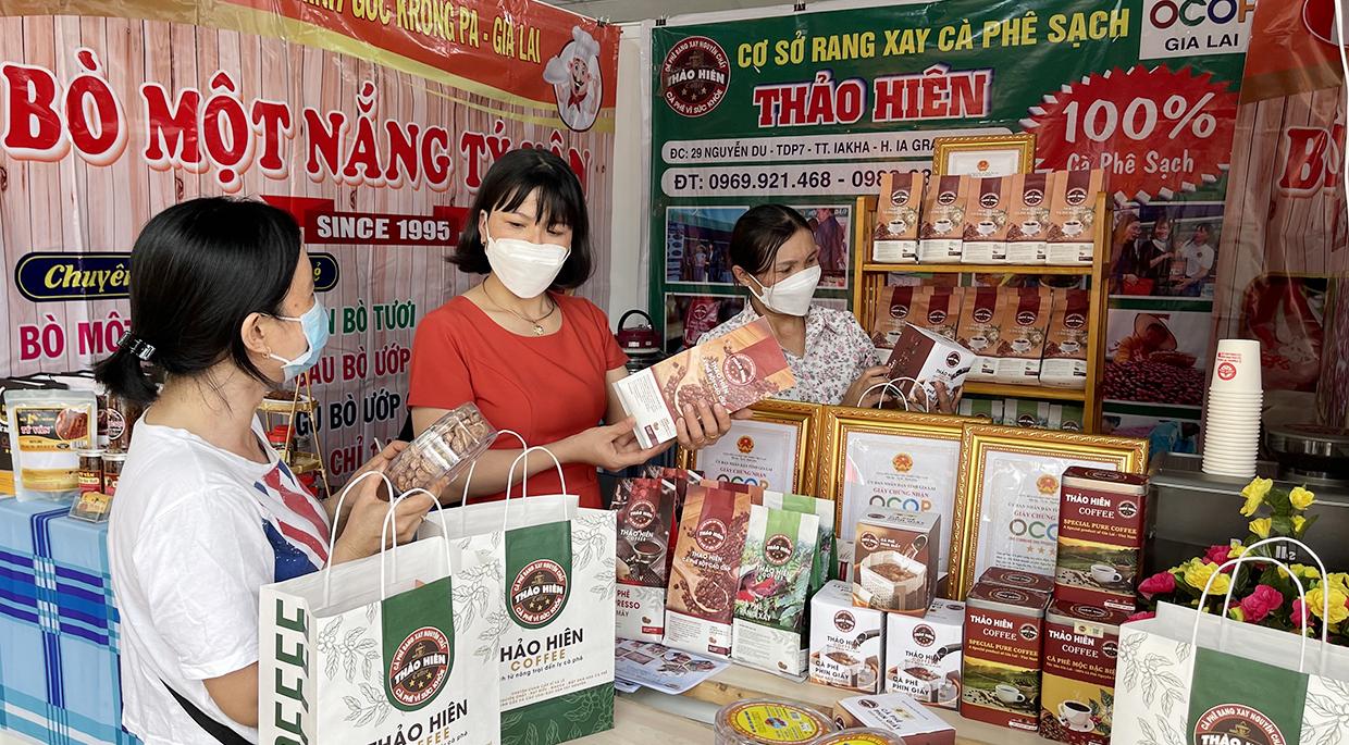 Nhiều sản phẩm OCOP của các doanh nghiệp trong tỉnh đã tạo được chỗ đứng trên thị trường. Ảnh: Vũ Thảo