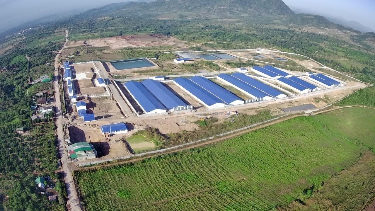 Khu Tổ hợp Nông nghiệp ứng dụng công nghệ cao DHN Đắk Lắk trị giá đầu tư 1.500 tỷ đồng được xây dựng bài bản tại huyện Cư M'gar. Ảnh: H.N