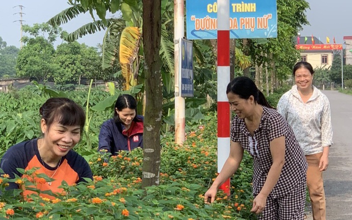 Hội LHPN Bắc Ninh: Trồng hoa trên bùn thải của làng nghề- Ảnh 1.