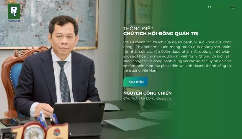 Ông Thông điệp chủ tịch HĐQT Ông Nguyễn Công Chiến