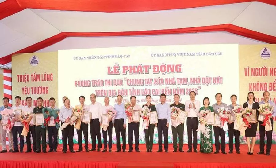 Lào Cai: Hơn 53 tỷ đồng ủng hộ phong trào “Chung tay xóa nhà tạm, nhà dột nát đến năm 2025”