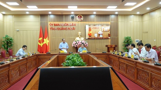 .  Quang cảnh cuộc họp (Ảnh: quangngai.gov.vn)