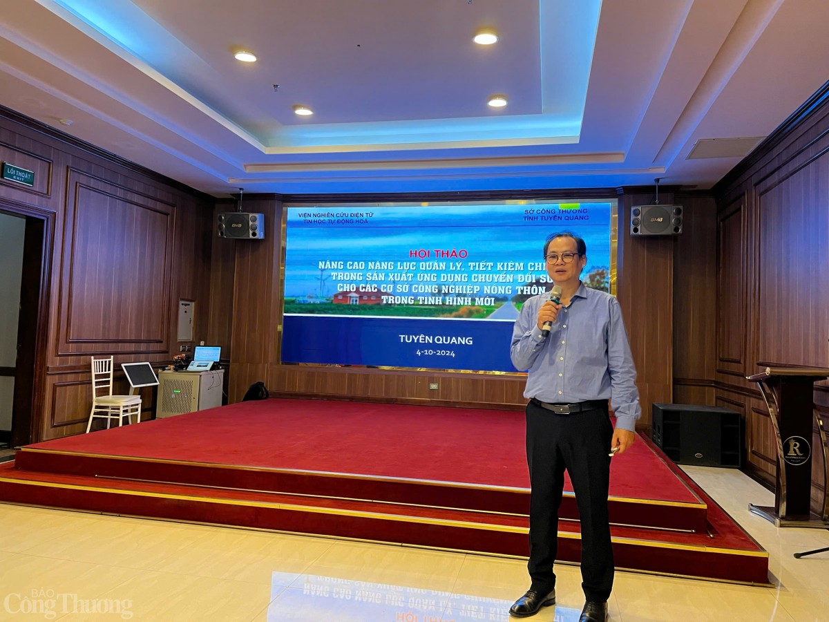 Hỗ trợ cơ sở công nghiệp nông thôn tại Tuyên Quang chuyển đổi số Hỗ trợ cơ sở công nghiệp nông thôn tại Tuyên Quang chuyển đổi số