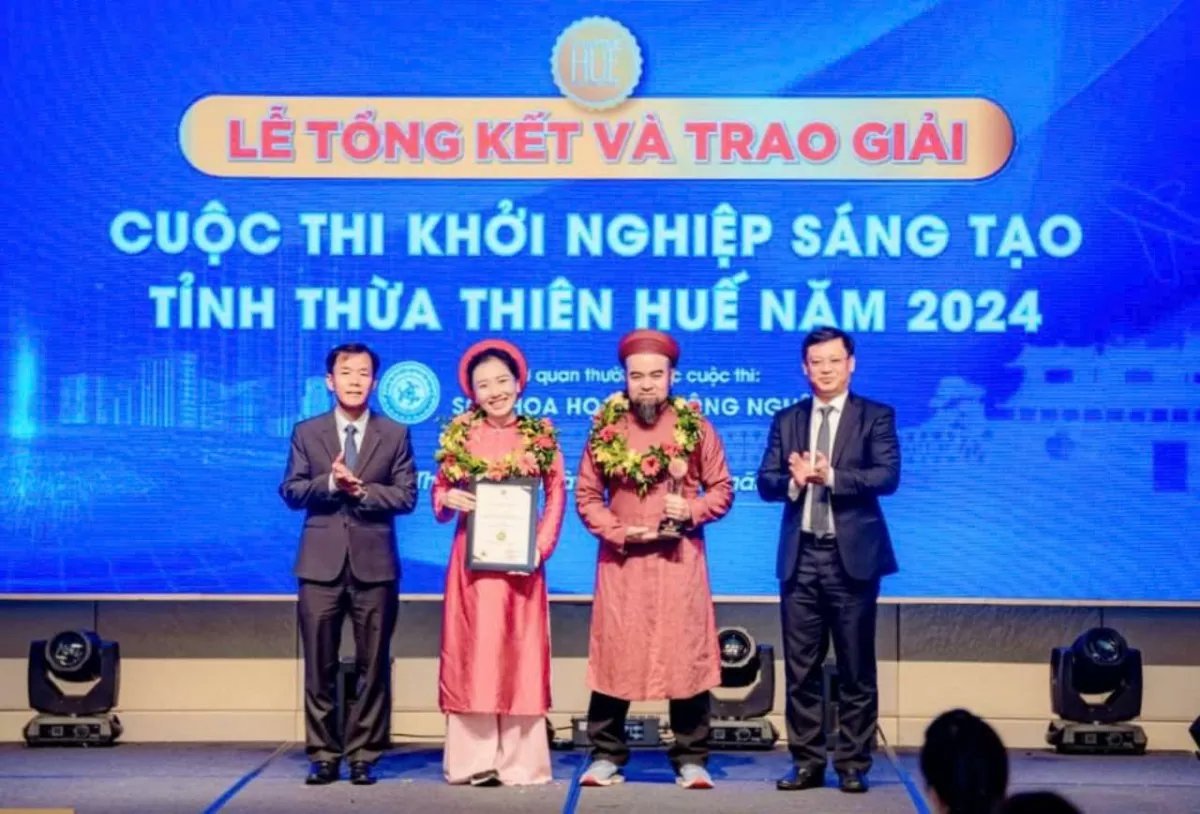 Thừa Thiên Huế: Trao giải Cuộc thi khởi nghiệp đổi mới sáng tạo năm 2024