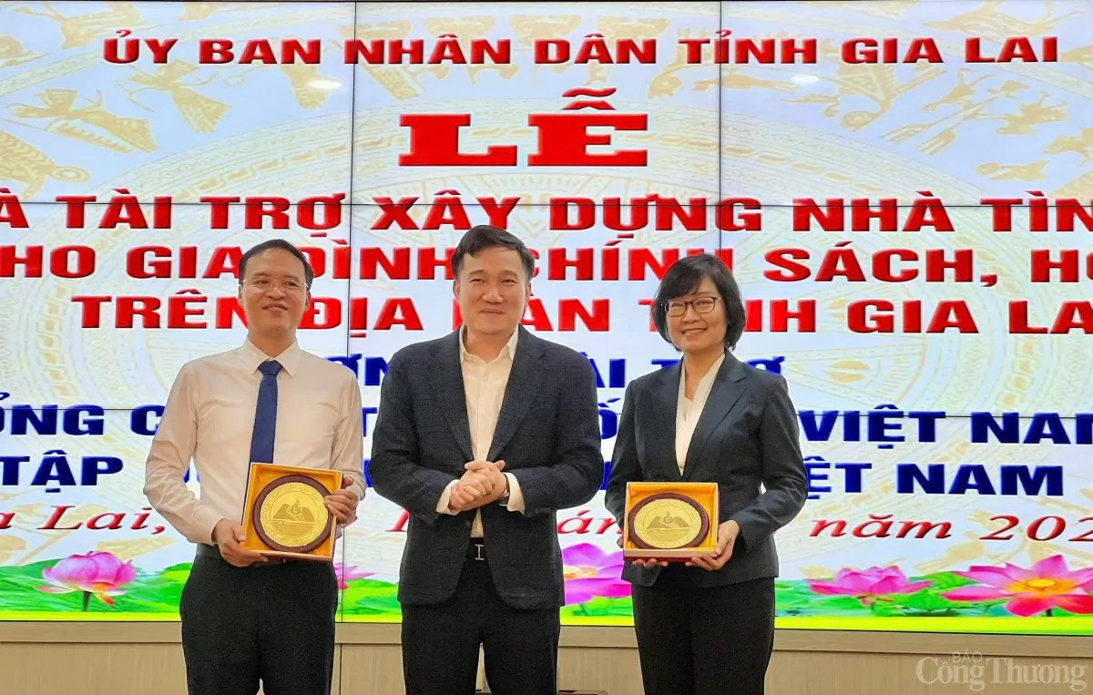 Gia Lai tiếp nhận tài trợ 60 căn nhà tình thương trị giá hơn 4 tỷ đồng