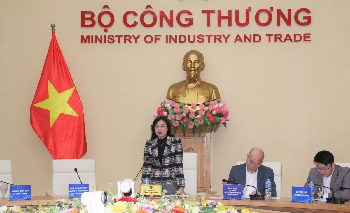 Giao ban xúc tiến thương mại tháng 2: Phấn đấu đạt mục tiêu tăng trưởng năm 2025 Giao ban xúc tiến thương mại tháng 2: Phấn đấu đạt mục tiêu tăng trưởng năm 2025