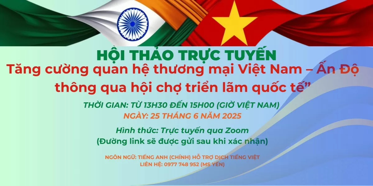 Thúc đẩy xuất khẩu sang Ấn Độ qua hội chợ quốc tế