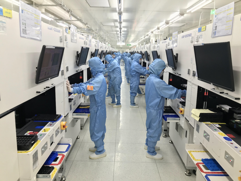 Sản xuất và xuất khẩu các sản phẩm Môdun Camera và linh kiện điện tử tại Công ty TNHH MCNEX VINA