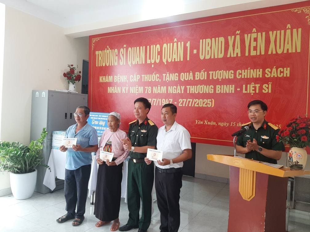 Tổ chức hoạt động khám bệnh đền ơn đáp nghĩa đối tượng chính sách