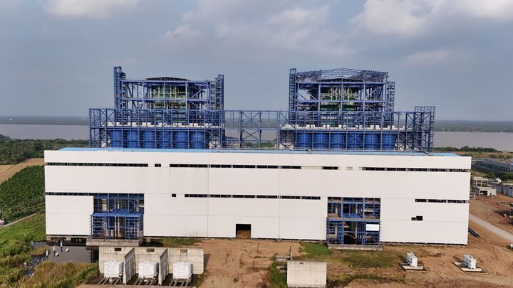 Toàn cảnh Nhà máy Nhiệt điện Long Phú 1